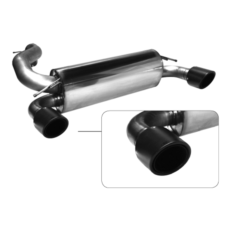 Ford Focus RS - Bastuck Duplex Performance Auspuff Anlage Ø 76MM - Bild 1
